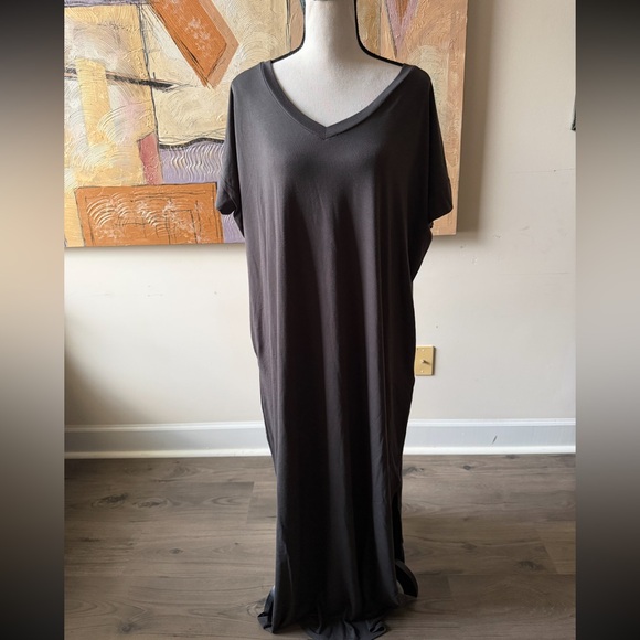 BN Plus Size  Oversized Short Sleeve Maxi Dress Various - Picture 5 of 13